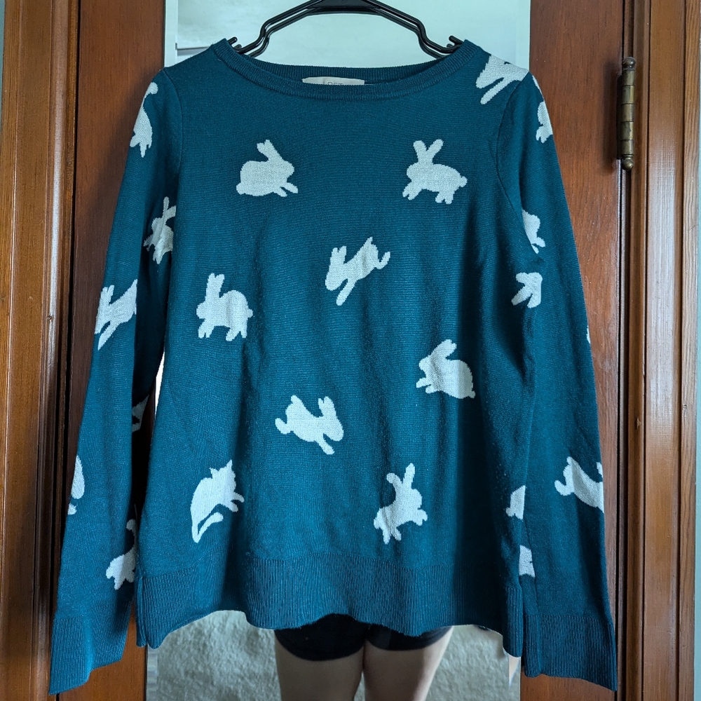 ✨LOFT bunny sweater✨